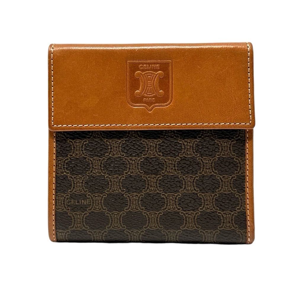 Celine Macadam Bifold Leather Wallet